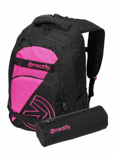 Meatfly Meatfly ruksak Exile Pink / Black 24 L + PERNICA | Volumen 24 L