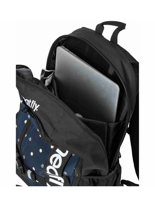 Meatfly Meatfly ruksak Basejumper Yellow Dots 22 L + PERNICA | Žuta | Volumen 22 L