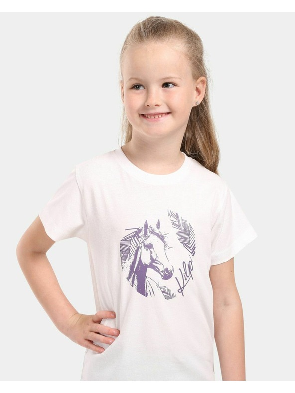 Kilpi Pamučna majica za djevojčice Kilpi MALGA-JG Bijela