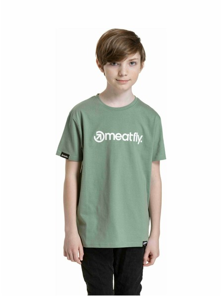 Meatfly Meatfly dječje majice Bart Olive | Zelena