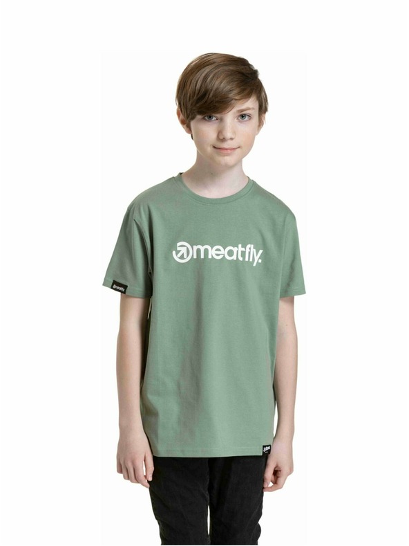 Meatfly Meatfly dječje majice Bart Olive | Zelena