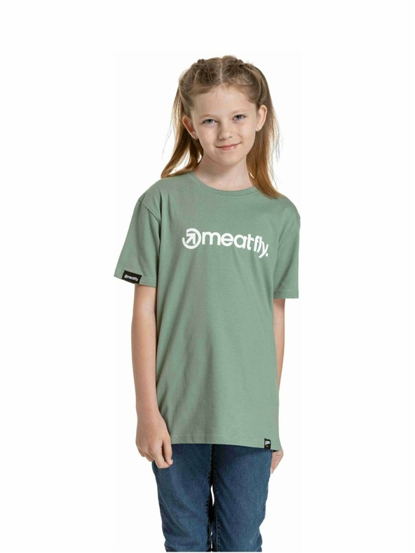 Meatfly Meatfly dječje majice Bart Olive | Zelena