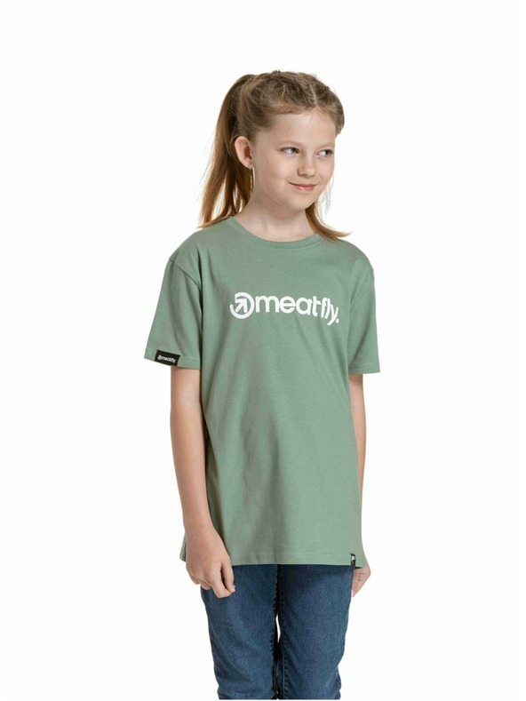 Meatfly Meatfly dječje majice Bart Olive | Zelena