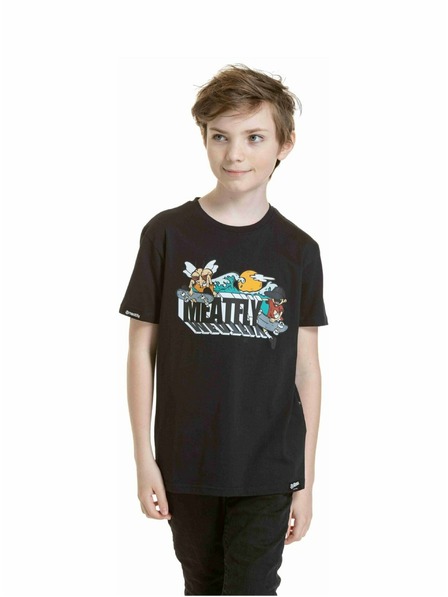Meatfly Meatfly dječje majice Skejters Black | Crna