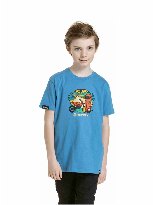 Meatfly Meatfly dječje majice Moto Blue | Plava
