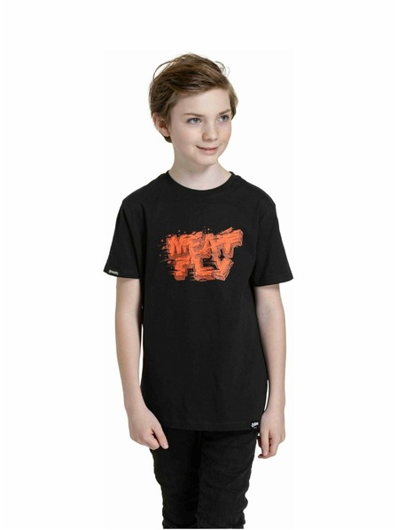 Meatfly Meatfly dječje majice Rock Black | Crna