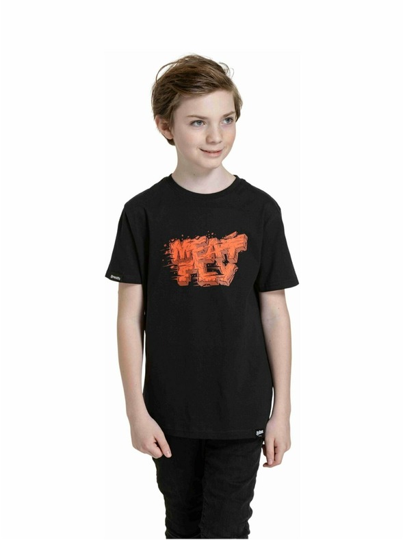 Meatfly Meatfly dječje majice Rock Black | Crna