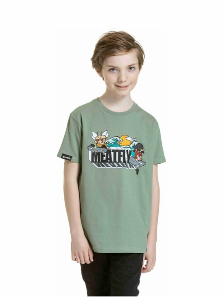 Meatfly Meatfly dječje majice Skejters Olive | Zelena