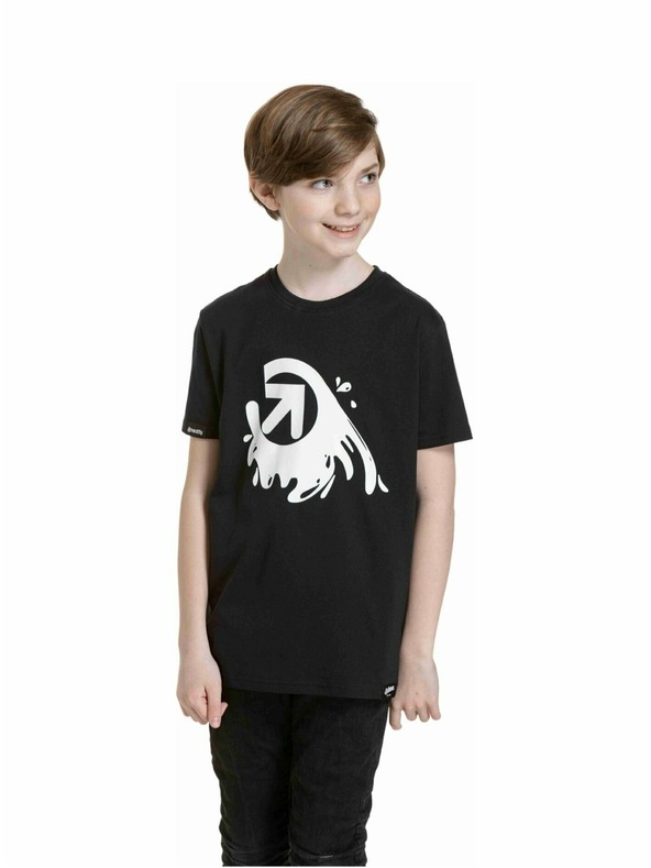 Meatfly Meatfly dječja majica Splash Black | Crna