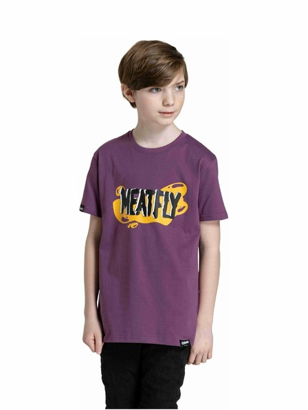 Meatfly Meatfly dječja majica Fleck Purple