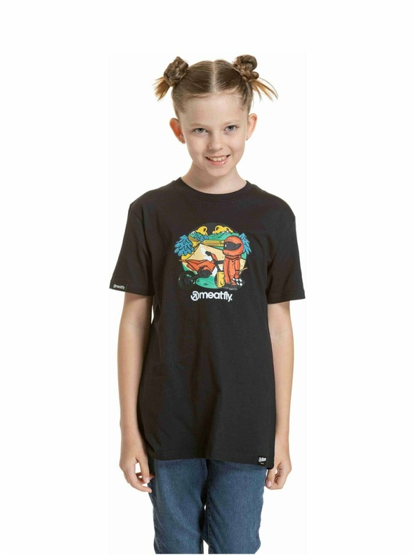 Meatfly Meatfly dječja majica Moto Black | Crna