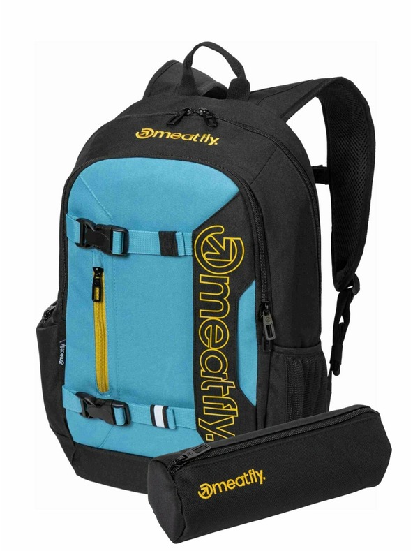 Meatfly Meatfly ruksak Basejumper Sky Blue / Yellow 22 L + PERNICA | Volumen 22 L