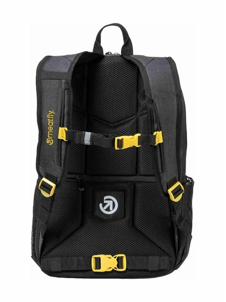 Meatfly Meatfly ruksak Basejumper Black / Charcoal Heather 22 L + BESPLATNA PERNICA | Crna | Volumen 22 L