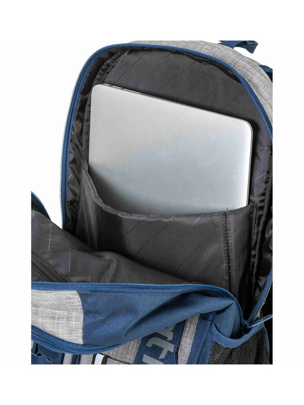 Meatfly Meatfly ruksak Basejumper Blue / Grey Heather 22 L + PERNICA | Siva |Volumen 22 L