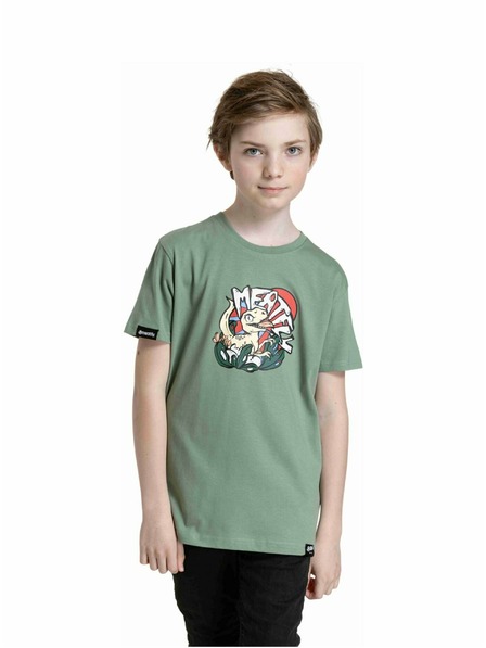 Meatfly Meatfly dječja majica Dino Olive | Zelena