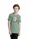 Meatfly Meatfly dječja majica Dino Olive | Zelena