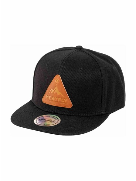 Meatfly Meatfly šilterica Hornet Snapback Black Peak | Crna |