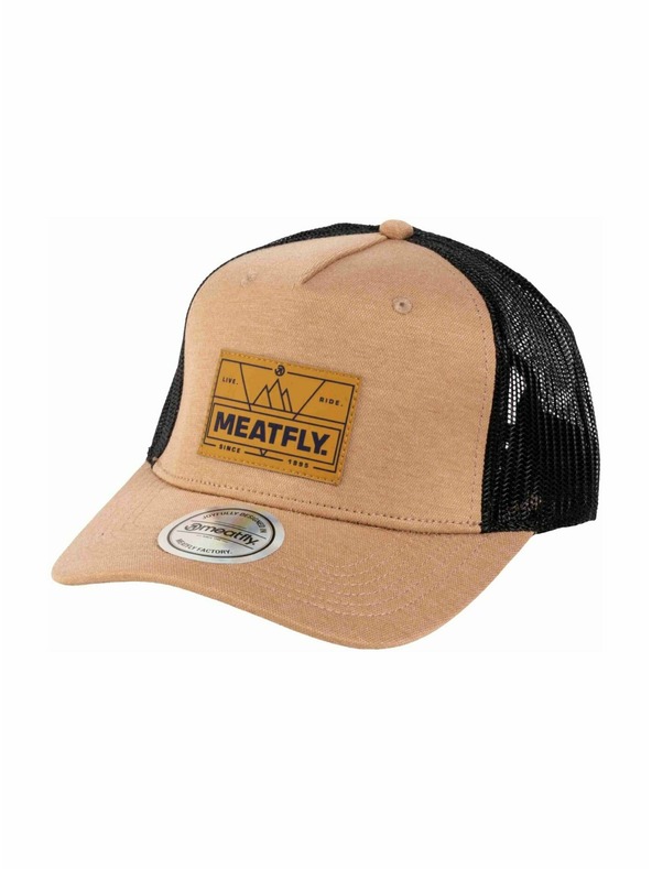 Meatfly Meatfly šilterica Corey Trucker Beige Live | Crna |