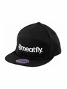 Meatfly Meatfly šilterica Creeper 6 Panel Snapback Black / White Logo | Crna | Veličina