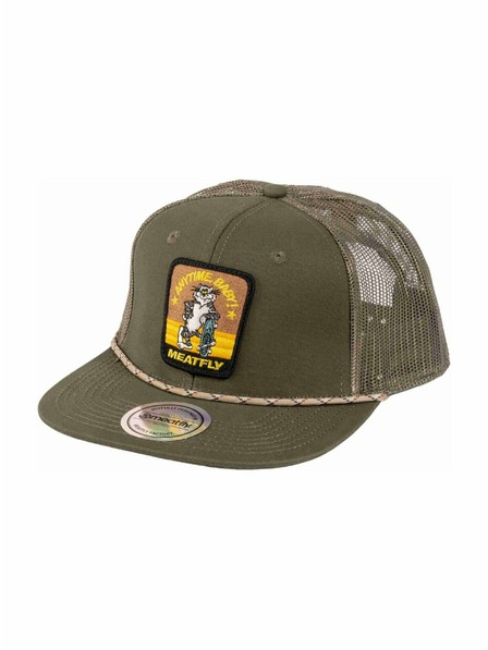 Meatfly Meatfly šilterica Thunderbolt Trucker Olive Tomcat | Zelena |