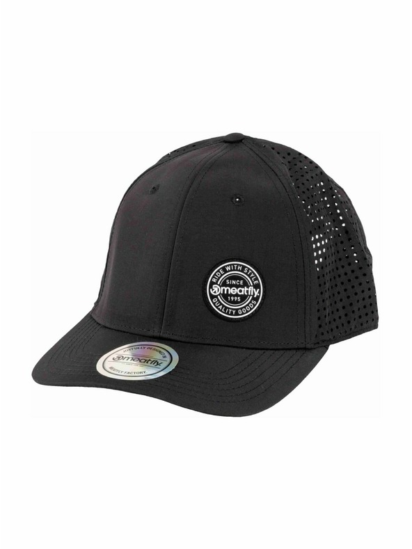 Meatfly Meatfly šilterica Ollie Perfor Cap Black Round | Crna |
