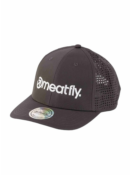 Meatfly Meatfly kapa Nollie Perfor Cap Grey / White Logo | Siva | Veličina