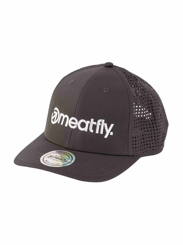 Meatfly Meatfly kapa Nollie Perfor Cap Grey / White Logo | Siva | Veličina