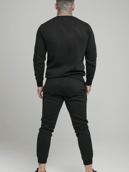 Siksilk Crna muška dukserica SikSilk