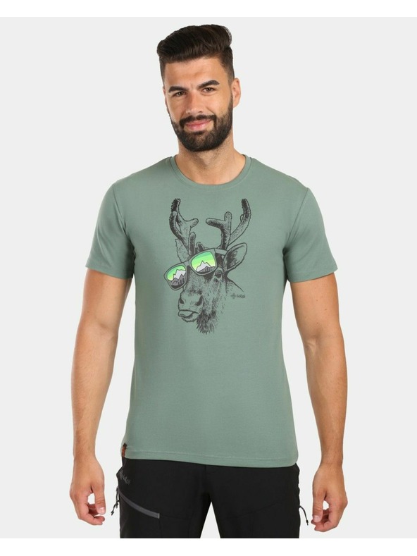 Kilpi Muška pamučna majica Kilpi DISCOVER-M Khaki
