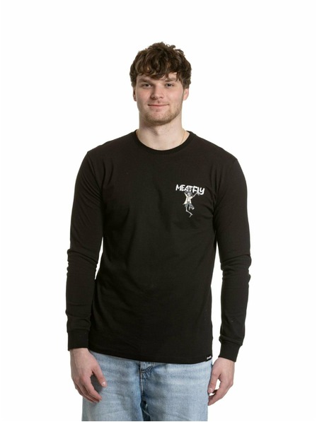 Meatfly Meatfly muška majica dugih rukava Julien Black Skeleton