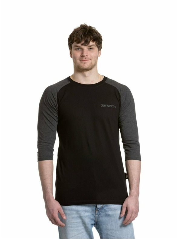 Meatfly Meatfly muška majica dugih rukava Reagan Raglan Black