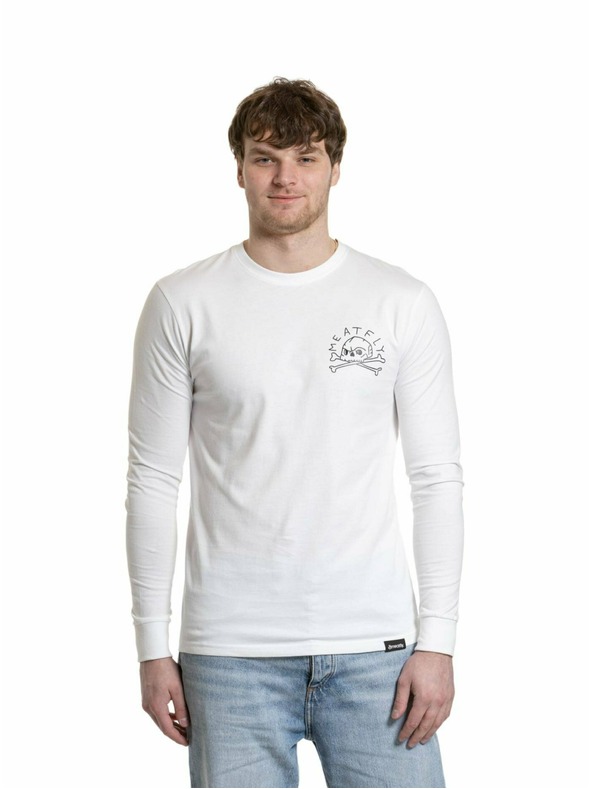 Meatfly Meatfly muška majica s dugim rukavima Judgement 30 White