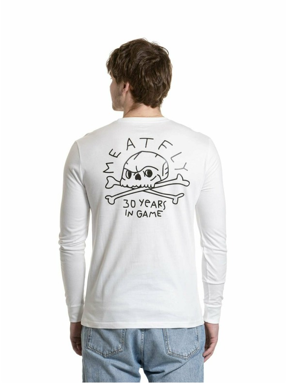 Meatfly Meatfly muška majica s dugim rukavima Judgement 30 White