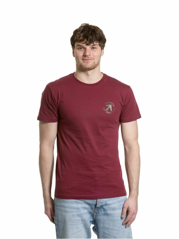 Meatfly Meatfly muška majica Arrow Dark Wine | Crvena