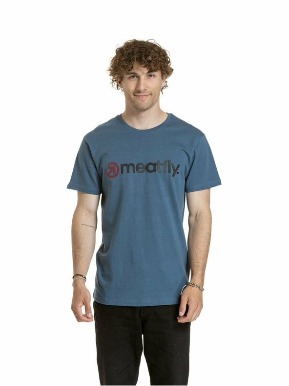 Meatfly Meatfly muška majica Joe Dark Slate | Siva