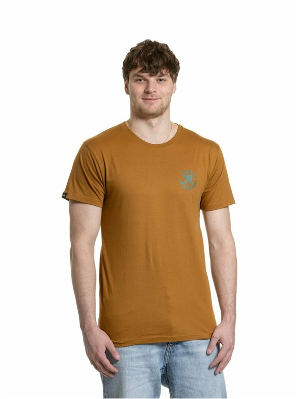 Meatfly Meatfly muška majica Arrow Gold Brown | Smeđa