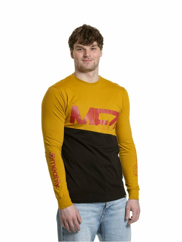 Meatfly Meatfly muška majica s dugim rukavima Judgement Racing Mustard