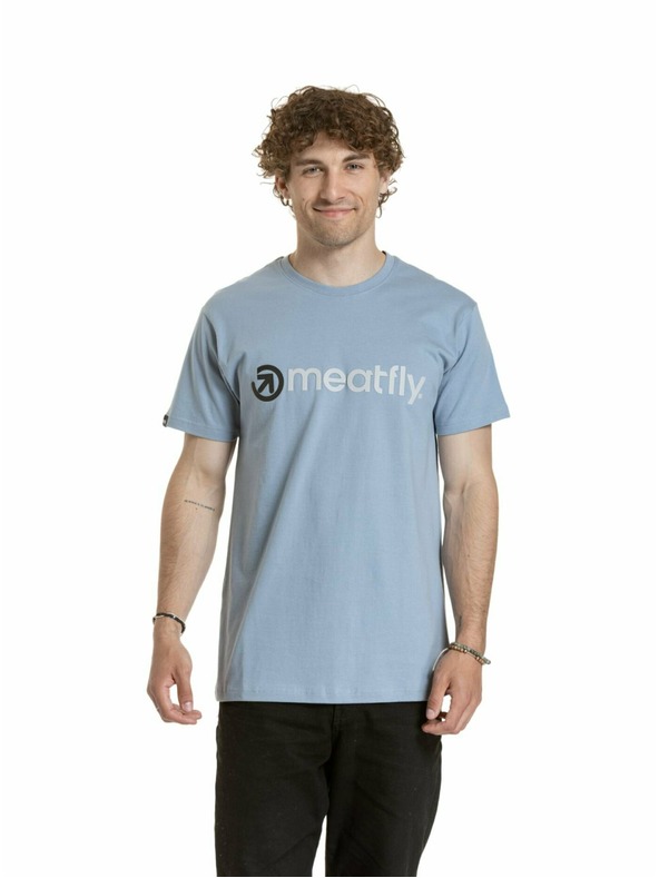 Meatfly Meatfly muška majica Joe Stonewash | Siva
