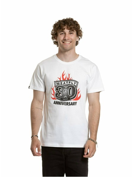 Meatfly Meatfly muška majica Flame White