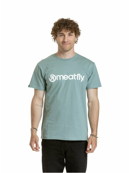 Meatfly Meatfly muška majica MF Logo Dusty Mint