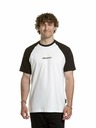 Meatfly Meatfly muška majica Ozzy Raglan White / Black