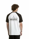 Meatfly Meatfly muška majica Ozzy Raglan White / Black