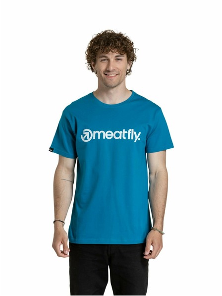 Meatfly Meatfly muška majica MF Logo Funky Blue