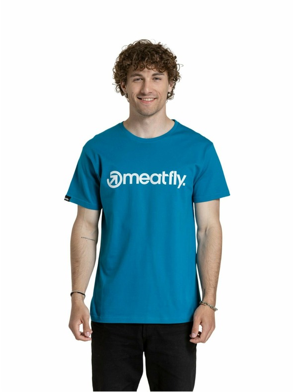 Meatfly Meatfly muška majica MF Logo Funky Blue