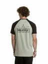 Meatfly Meatfly muška majica Ozzy Raglan Mossy Green / Black