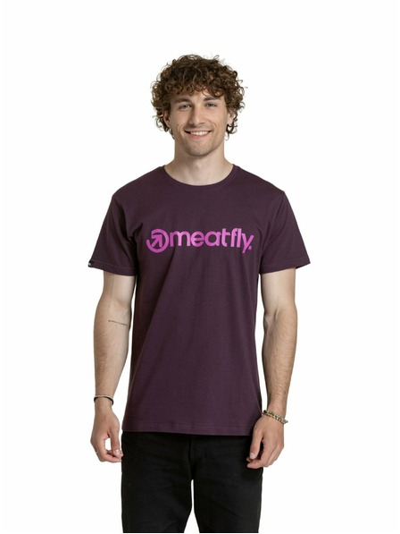 Meatfly Meatfly muška majica MF Logo Blackberry
