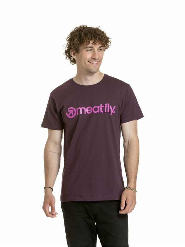 Meatfly Meatfly muška majica MF Logo Blackberry