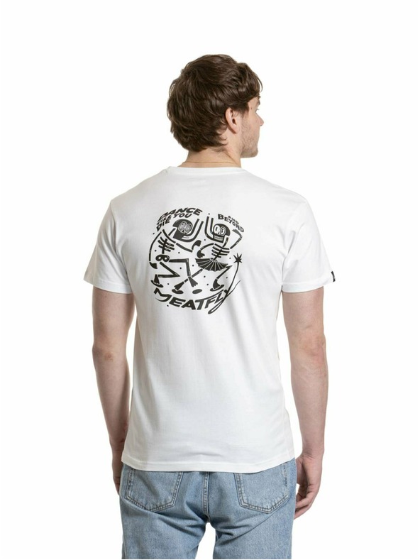 Meatfly Meatfly muška majica Keke Dance White