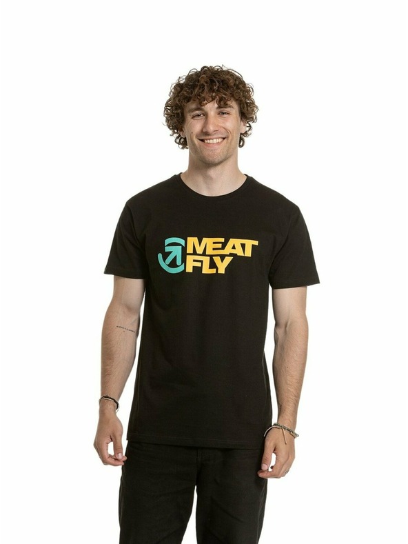 Meatfly Meatfly muška majica Revital Yellow Black