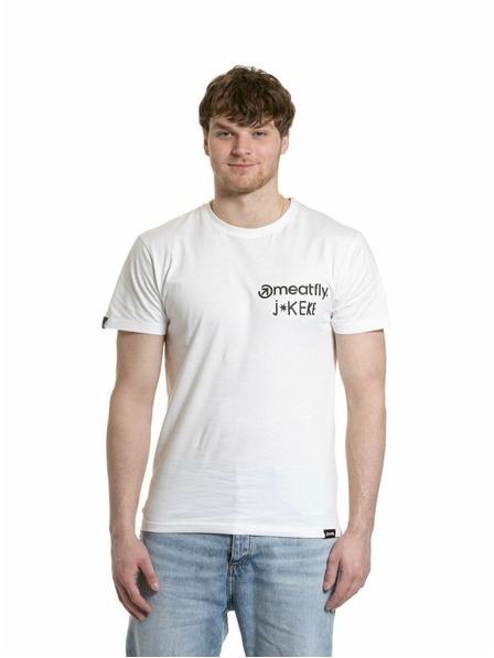 Meatfly Meatfly muška majica Keke Moto White
